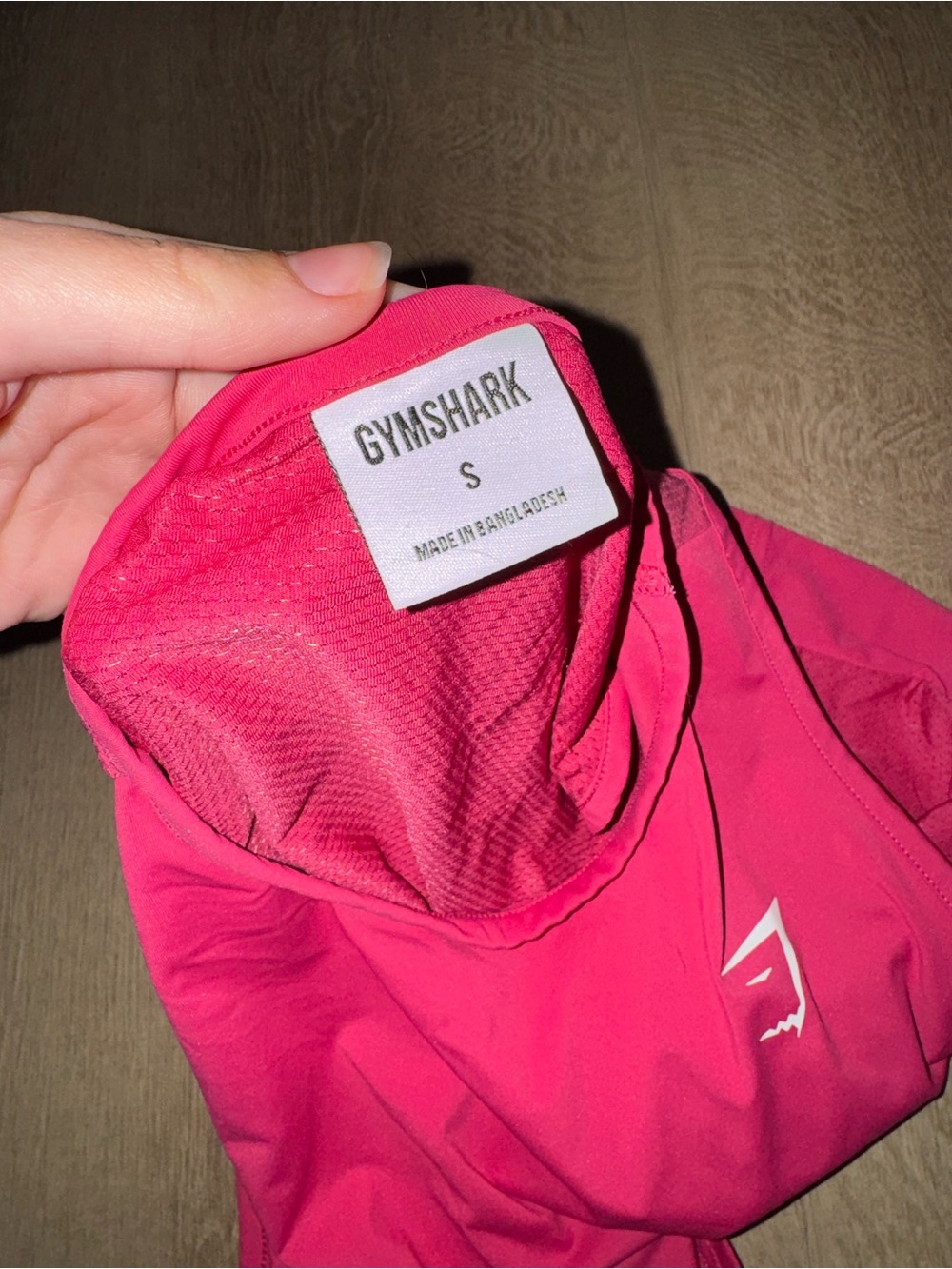 Gymshark Pink Performance Cropped Tank - Picture 3 of 3